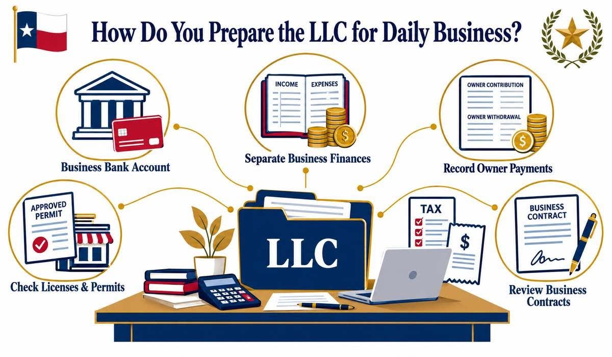 How Do You Prepare the LLC for Daily Business
